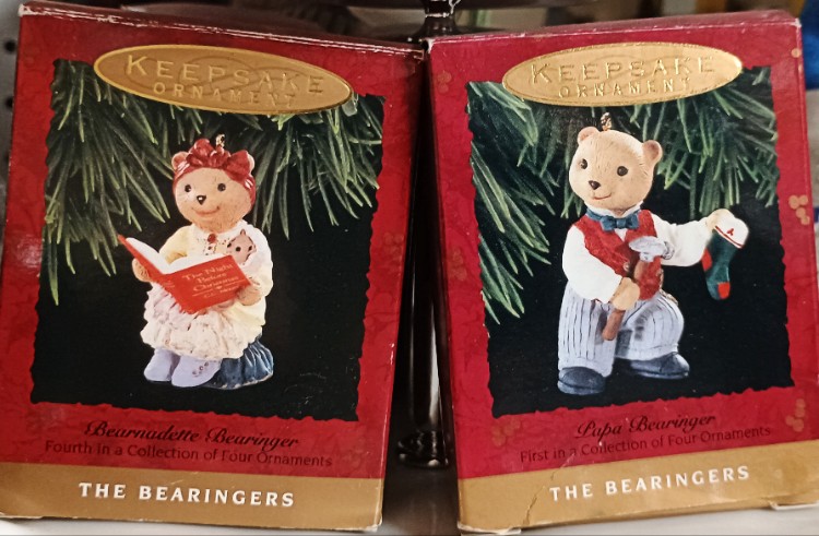 Holiday-Christmas-Decor-The-Bearingers-Keepsake-Ornaments-available at BAHOUKAS ANTIQUE MALL in Havre de Grace