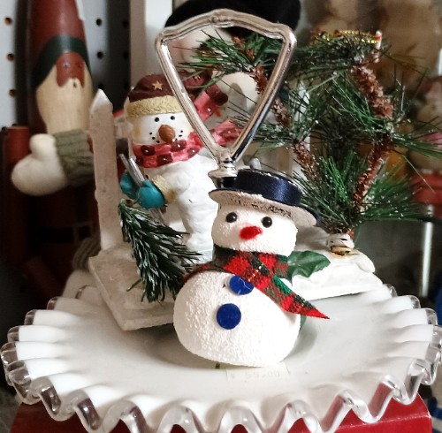 Holiday-Christmas-Decor-Snowmen-available at BAHOUKAS ANTIQUE MALL in Havre de Grace