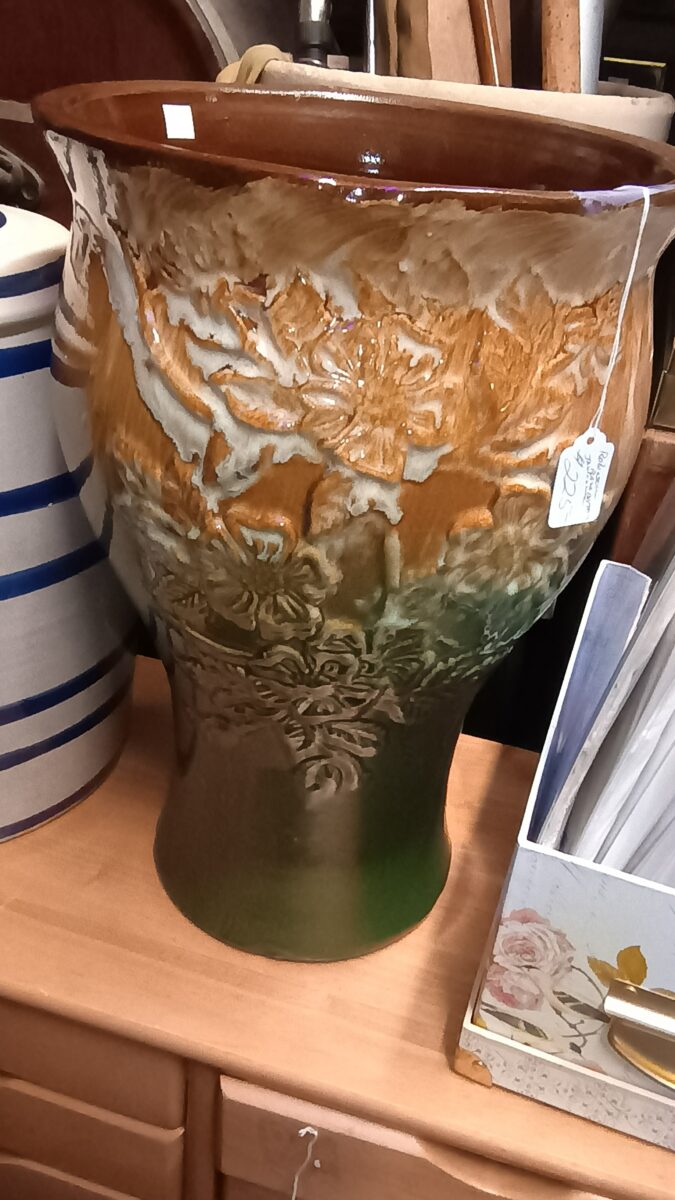 Beautiful Robinson Ransbottom Pottery Vase available at BA:HOUKAS ANTIQUE MALL in Havre de Grace MD