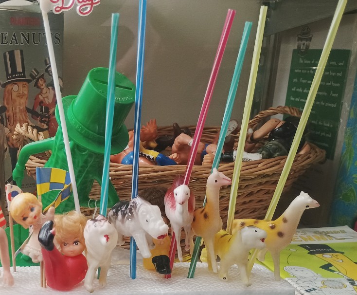 Cake toppers available at BAHOUKAS ANITQUE MALL in Havre de Grace MD