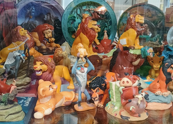 Lion King collectibles - part of the 'Collections' that can be found at BAHOUKAS ANTIQUE MALL in Havre de Grace MD