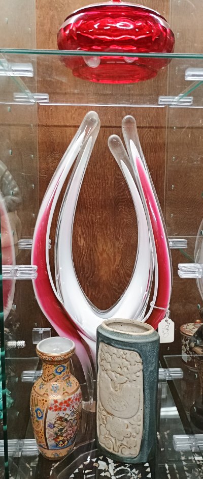 beautiful and unique vases - part of the 'Collections' that can be found at BAHOUKAS ANTIQUE MALL in Havre de Grace MD