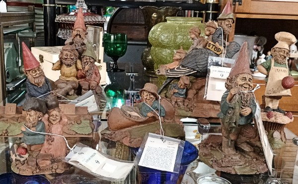 gnomes make the cutest collection - part of the 'Collections' that can be found at BAHOUKAS ANTIQUE MALL in Havre de Grace MD