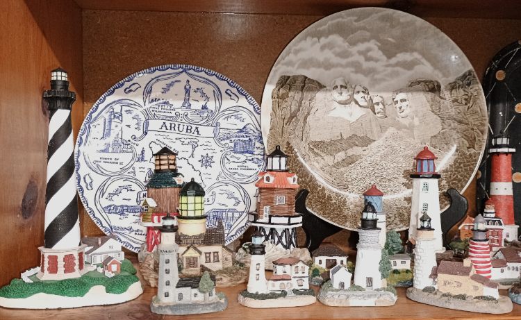 lighthouses - part of the 'Collections' that can be found at BAHOUKAS ANTIQUE MALL in Havre de Grace MD