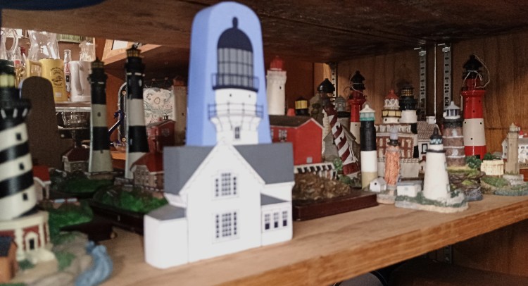 lighthouses - part of the 'Collections' that can be found at BAHOUKAS ANTIQUE MALL in Havre de Grace MD