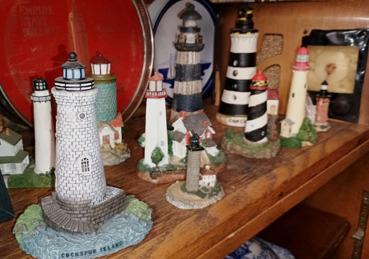 lighthouses - part of the 'Collections' that can be found at BAHOUKAS ANTIQUE MALL in Havre de Grace MD