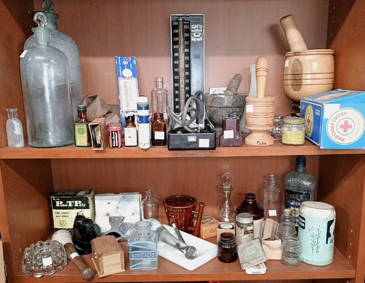 vintage medical items - part of the 'Collections' that can be found at BAHOUKAS ANTIQUE MALL in Havre de Grace MD