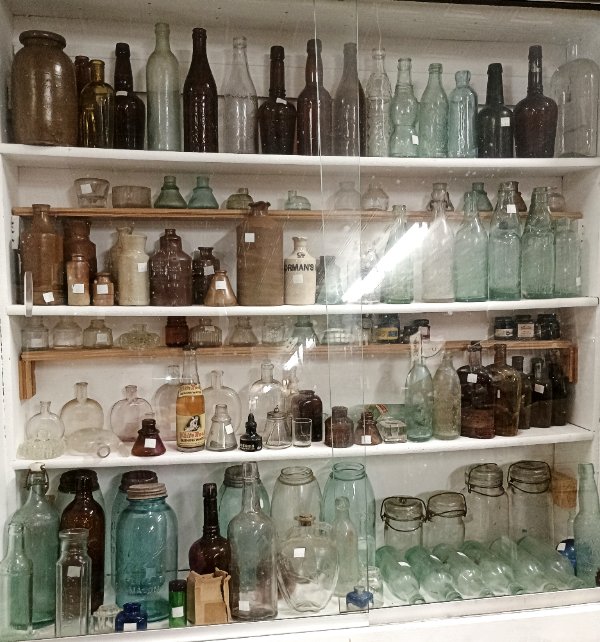 antique, vintage bottles - part of the 'Collections' that can be found at BAHOUKAS ANTIQUE MALL in Havre de Grace MD