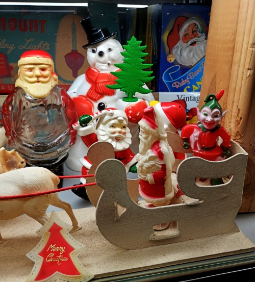 New additions to our very collectible Christmas Decor available at BAHOUKAS ANTIQUE MALL in Havre de Grace