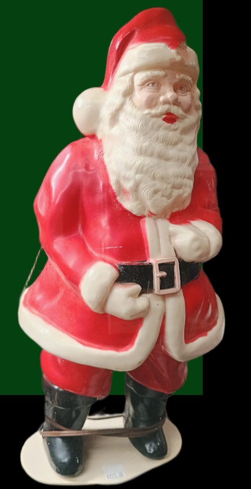 A wonderful SANTA in our new additions to our very collectible Christmas Decor available at BAHOUKAS ANTIQUE MALL in Havre de Grace