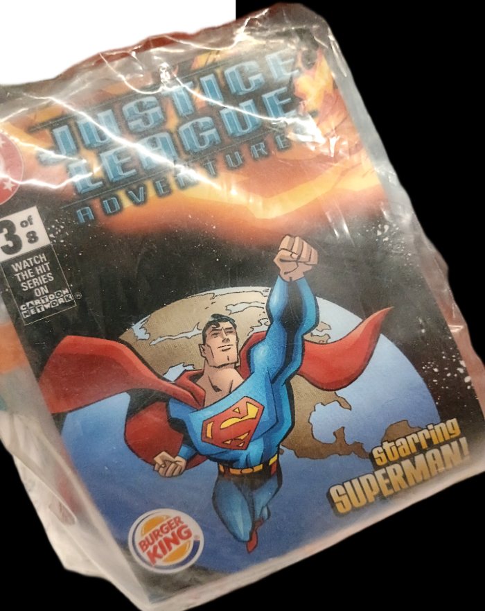 A Justice League comic offered at Burger King available at BAHOUKAS ANTIQUES in Havre de Grace MD