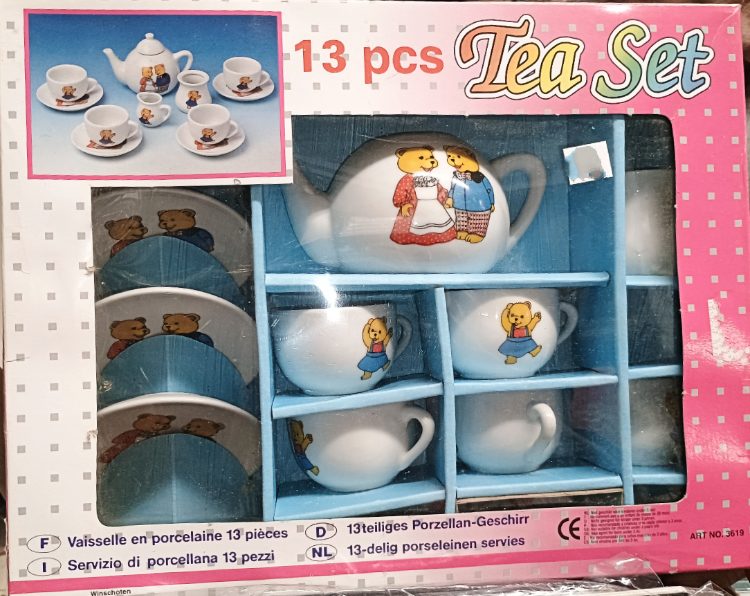 One of many porcelain children's tea sets - Cute Bears - available at BAHOUKAS ANTIQUE MALL in Havre de Grace MD