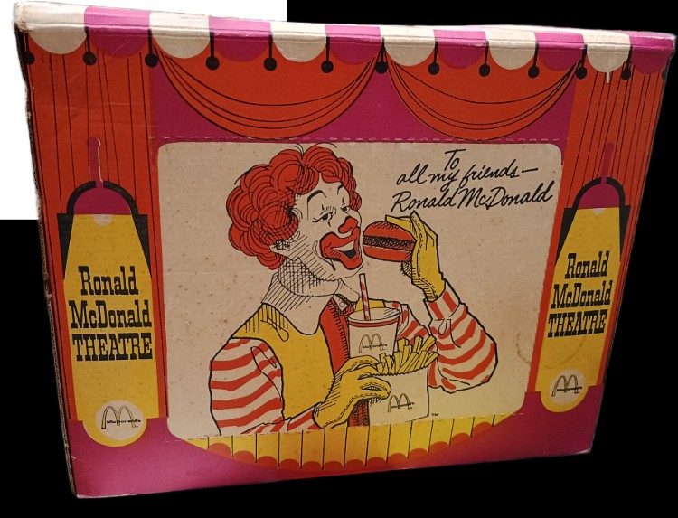 McDonald's Happy Meal 'empty' Birthday Box for the collector available at BAHOUKAS ANTIQUES in Havre de Grace MD